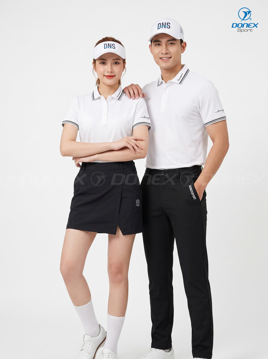 Áo thể thao nam MC-9156 Trắng phối đen
